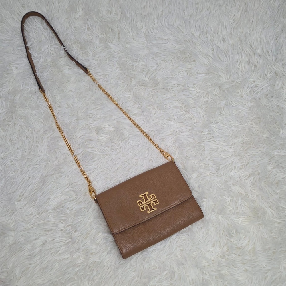 Tory Burch Crossbody Purse (Pebbled Leather) - Picture 8 of 16